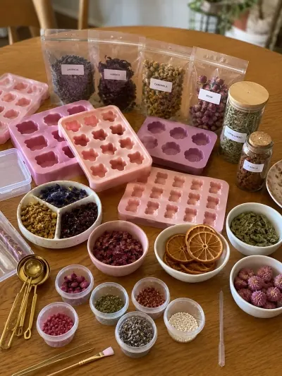 Materiais para fazer pirulitos